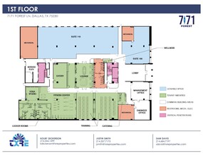 7171 Forest Ln, Dallas, TX for lease Typical Floor Plan- Image 1 of 2