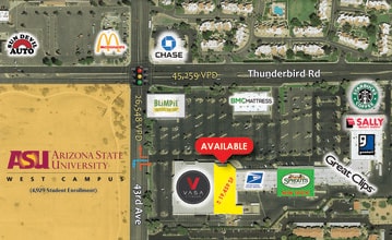 4255 W Thunderbird Rd, Phoenix, AZ - AERIAL  map view