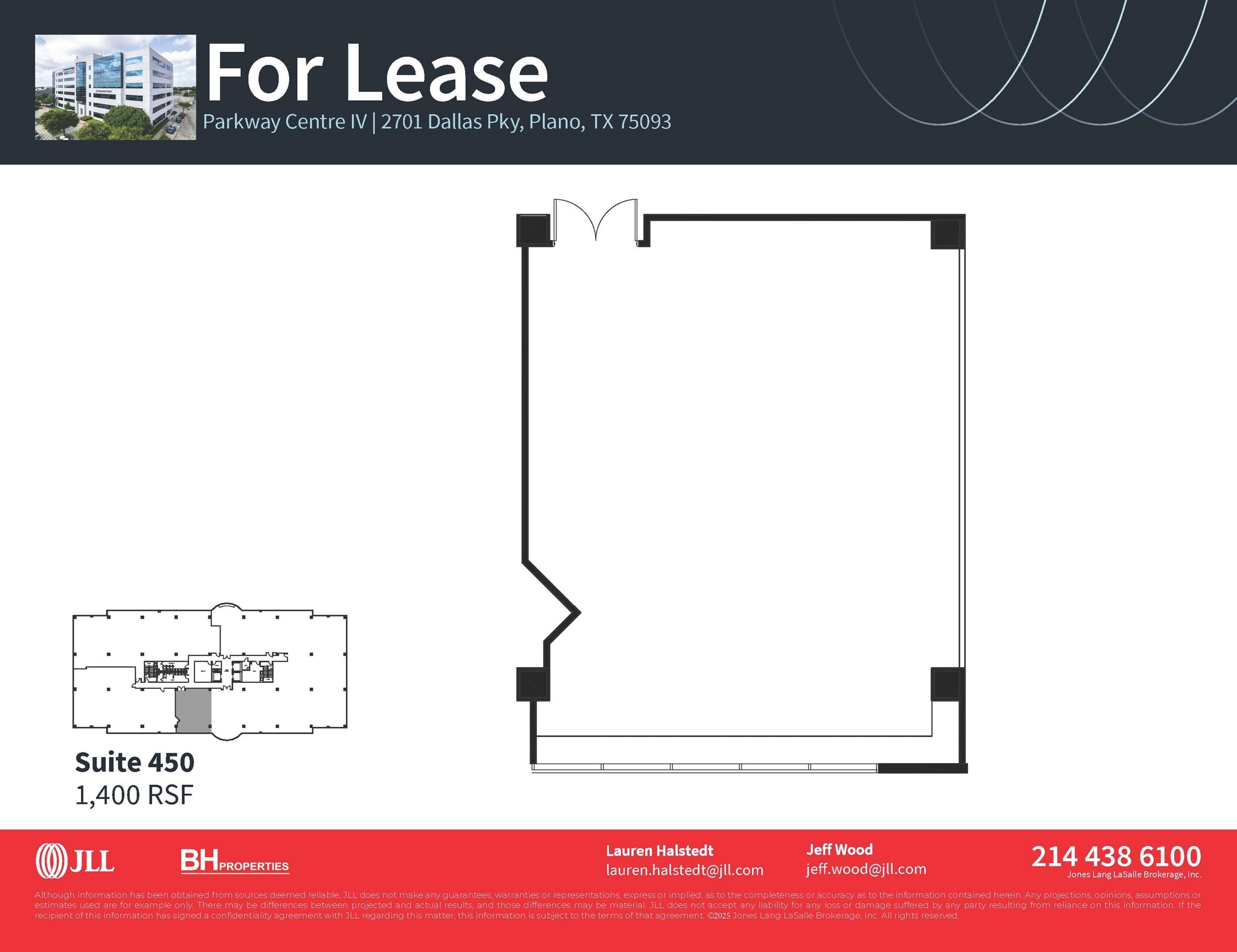 2701 Dallas Pky, Plano, TX for lease Floor Plan- Image 1 of 2