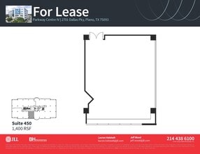 2701 Dallas Pky, Plano, TX for lease Floor Plan- Image 1 of 2