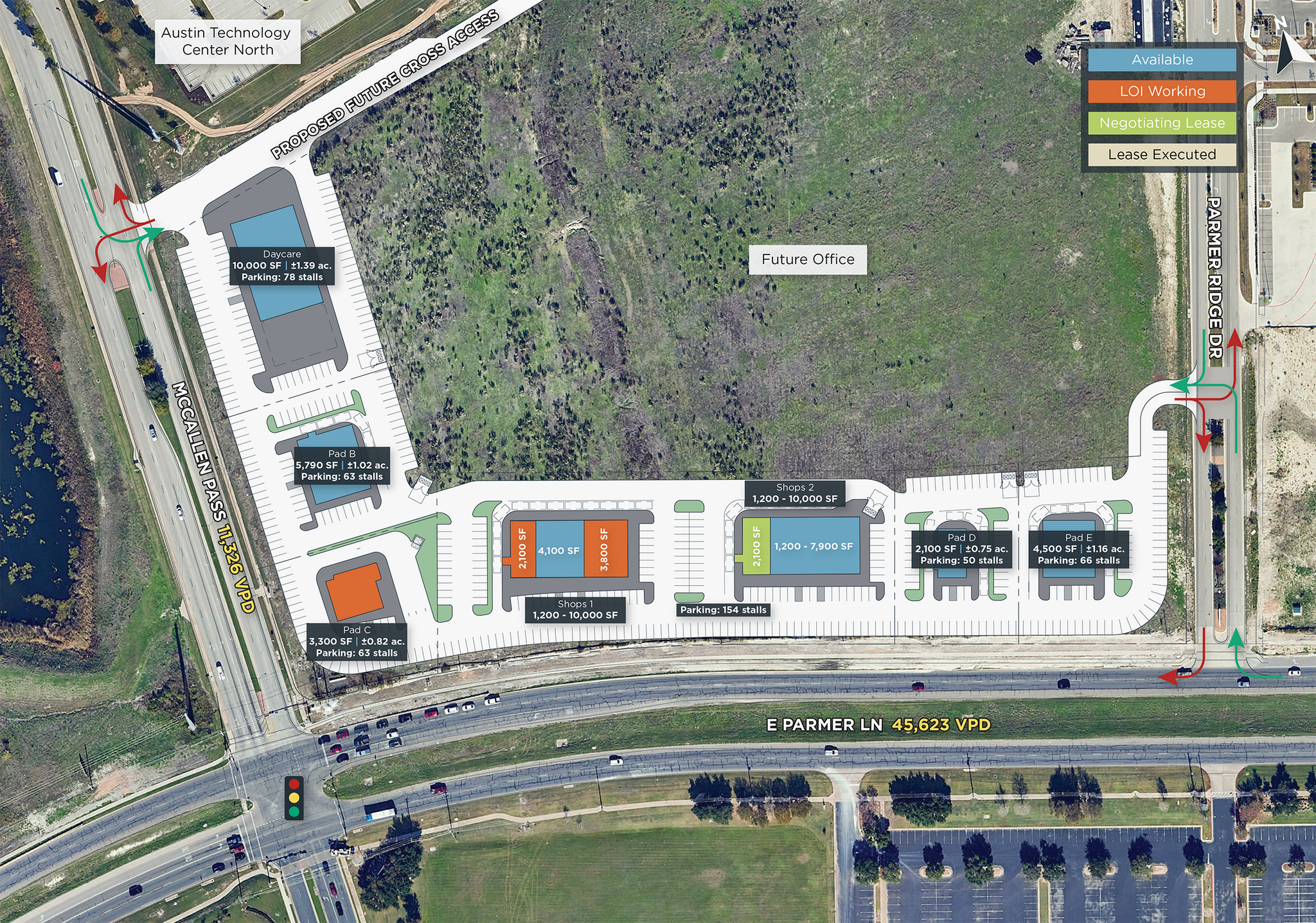 Parmer/McCallen Pass Pass, Austin, TX for lease Site Plan- Image 1 of 2