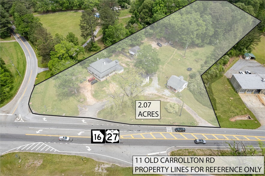 11 Old Carrollton Rd, Newnan, GA for sale - Aerial - Image 3 of 18
