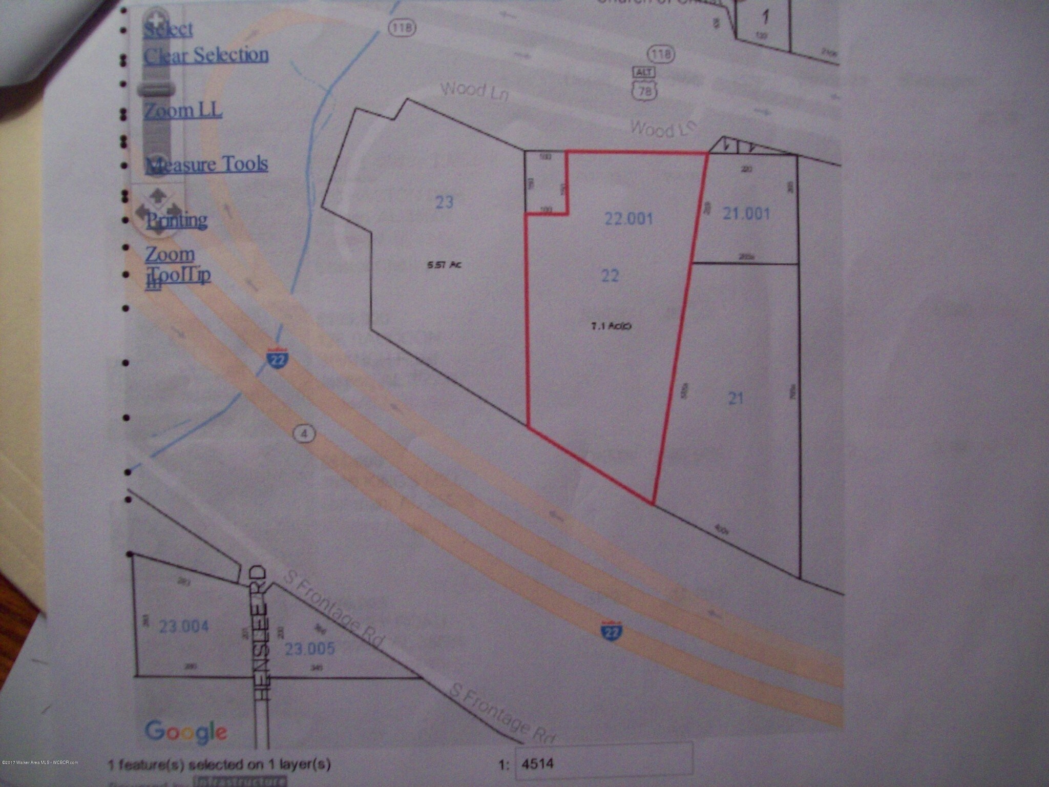 I 22 and Wood Lane, Carbon Hill, AL à vendre Photo du bâtiment- Image 1 de 3