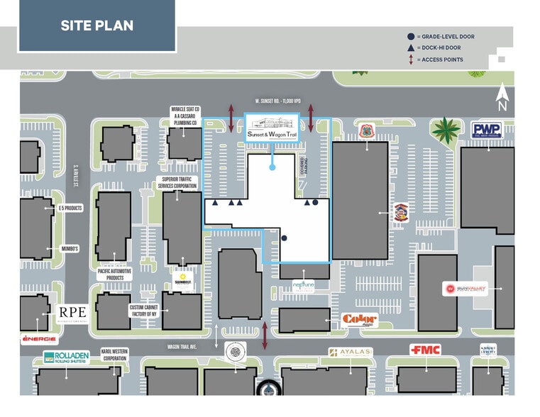 4270 W Wagon Trail Ave, Las Vegas, NV for sale - Site Plan - Image 2 of 7