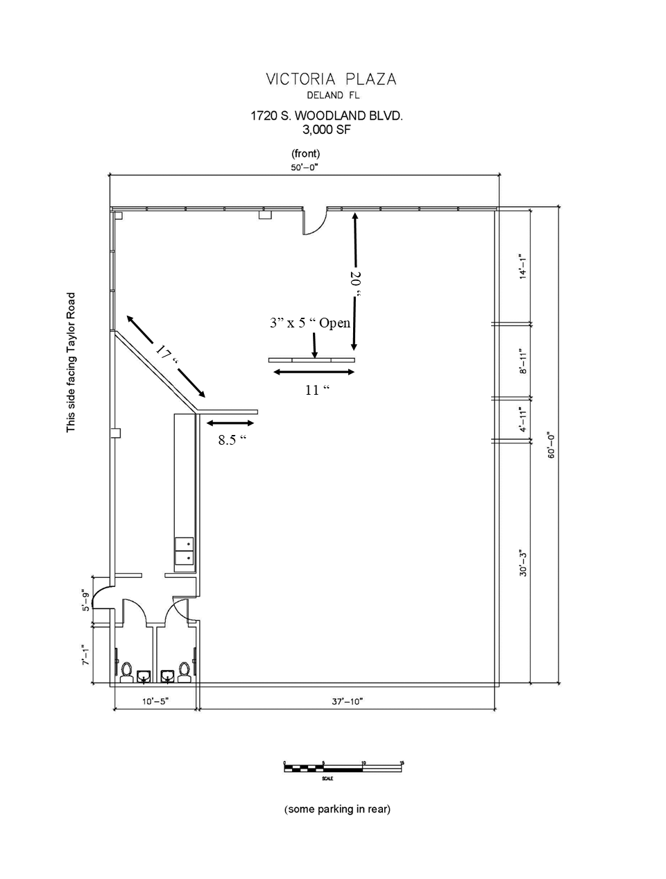 1706-1798 S Woodland Blvd, Deland, FL for lease Floor Plan- Image 1 of 1