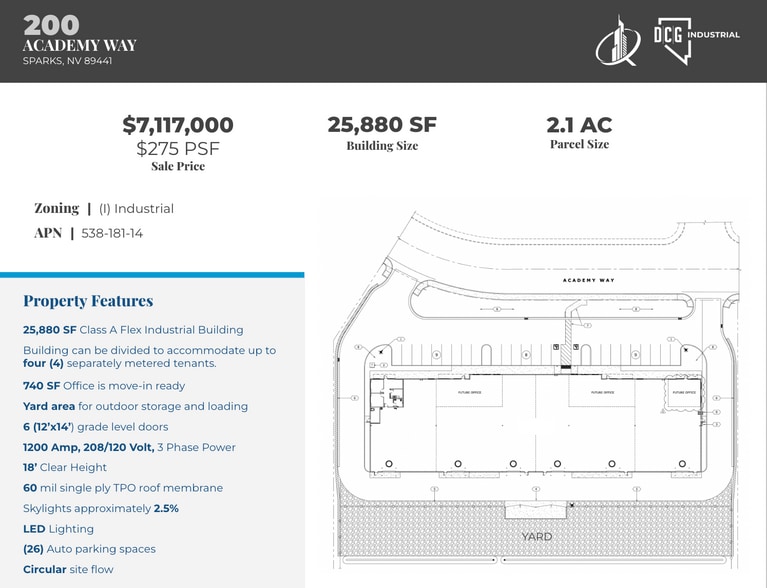200 Academy Way, Sparks, NV for sale - Building Photo - Image 2 of 6