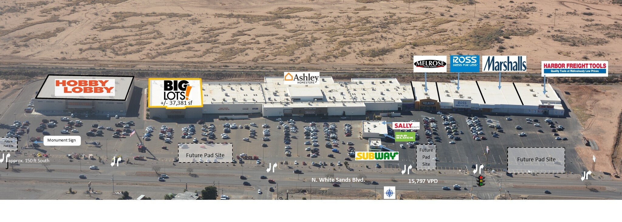 3199 N White Sands Blvd, Alamogordo, NM à louer Photo du bâtiment- Image 1 de 2