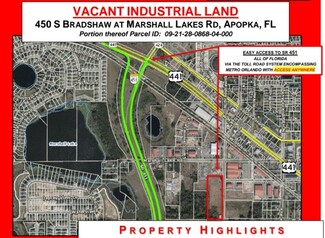 Plus de détails pour S Bradshaw Rd, Apopka, FL - Terrain à vendre