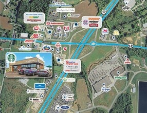 117 N Point Dr, Mount Orab, OH - AERIAL map view