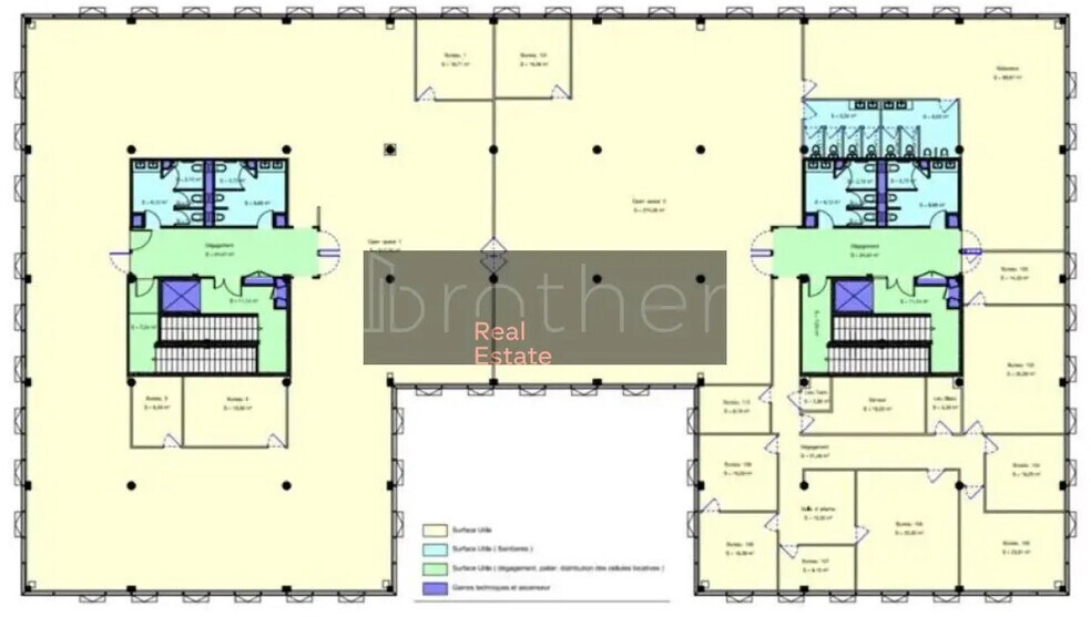 Office in Mérignac for lease - Floor Plan - Image 3 of 8