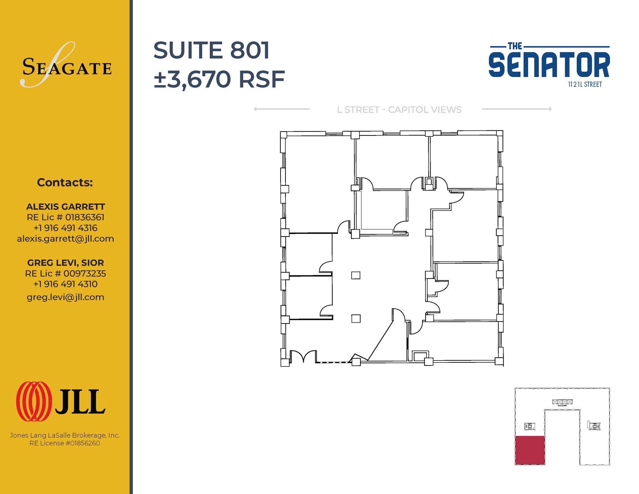 1121 L St, Sacramento, CA for lease Floor Plan- Image 1 of 1