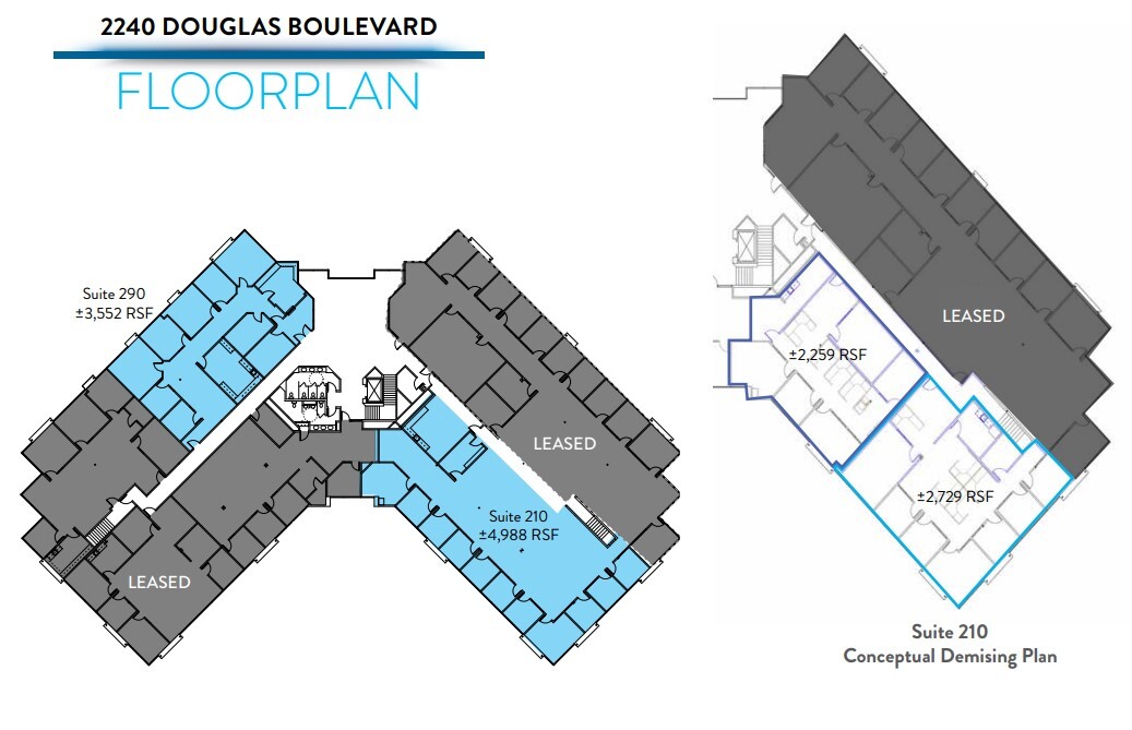 2240 Douglas Blvd, Roseville, CA à louer Plan d  tage- Image 1 de 1