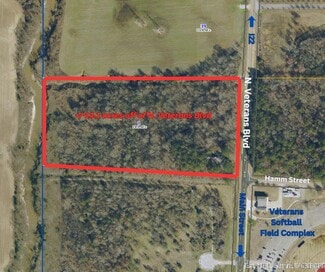 More details for TBD North Veterans Memorial +/-14.1 acres blvd, Tupelo, MS - Land for Sale