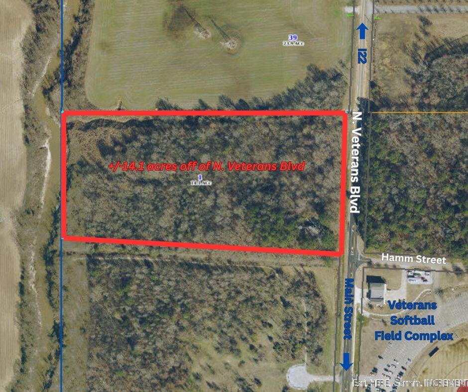 TBD North Veterans Memorial +/-14.1 acres blvd, Tupelo, MS à vendre Photo principale- Image 1 de 8