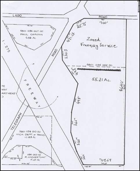 1808 E Labo Rd, Carleton, MI à vendre - Plan cadastral - Image 2 de 11