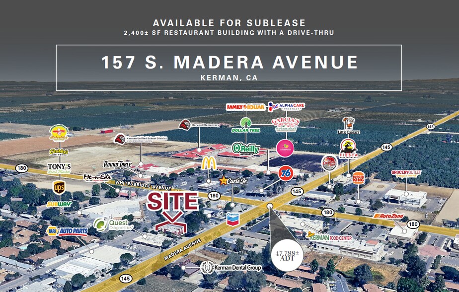 157 S Madera Ave, Kerman, CA à louer - Photo du bâtiment - Image 2 de 3