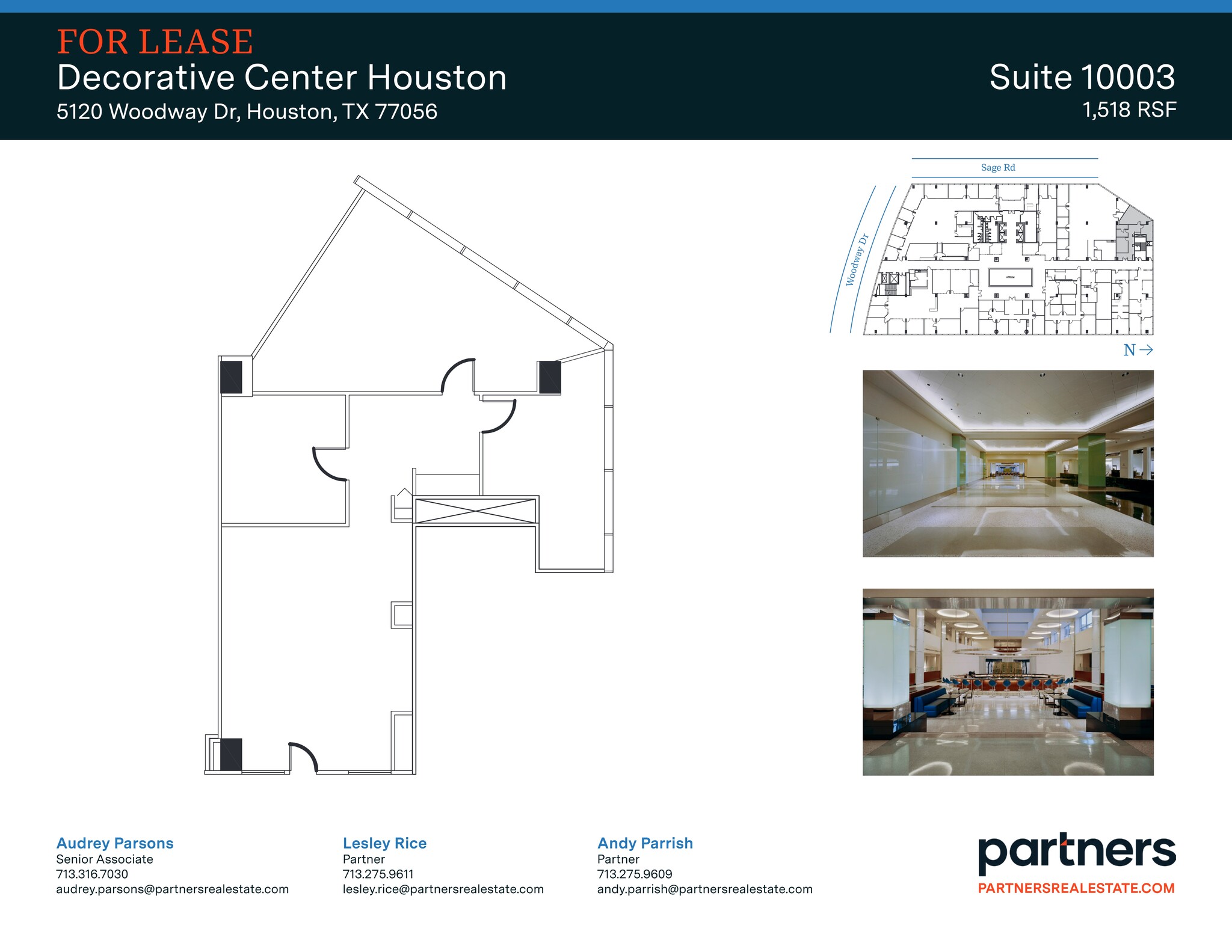 5120 Woodway Dr, Houston, TX à louer Plan de site- Image 1 de 1