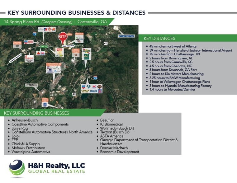 14 Spring Place NE rd, Cartersville, GA for lease - Building Photo - Image 2 of 3