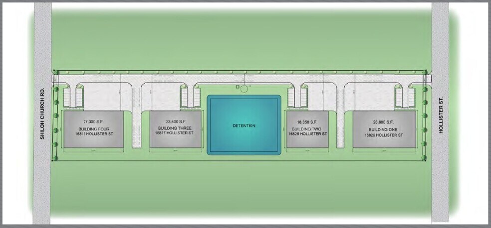 16825 Hollister St, Houston, TX à vendre - Plan de site - Image 2 de 4