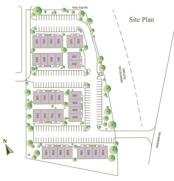 1526 Katy Gap Rd, Katy, TX à louer - Plan de site - Image 3 de 6
