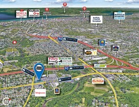 798 Harlem Rd, West Seneca, NY - AERIAL  map view