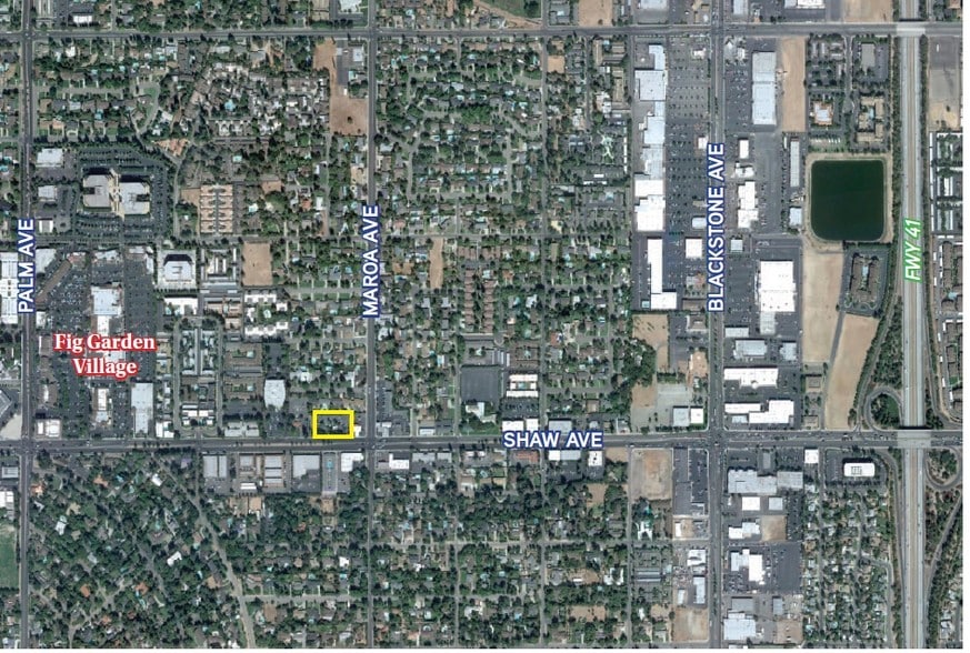 422-436 W Shaw Ave, Fresno, CA for sale - Aerial - Image 3 of 12