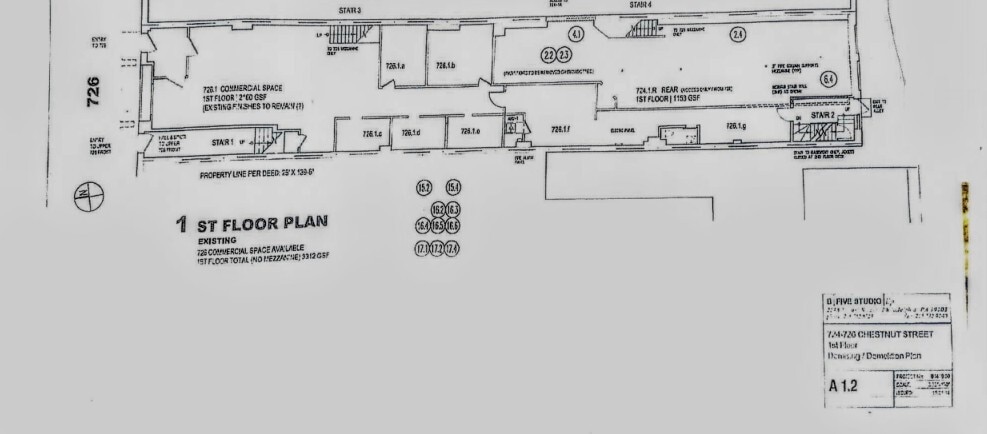 726 Chestnut St, Philadelphia, PA for sale Floor Plan- Image 1 of 1