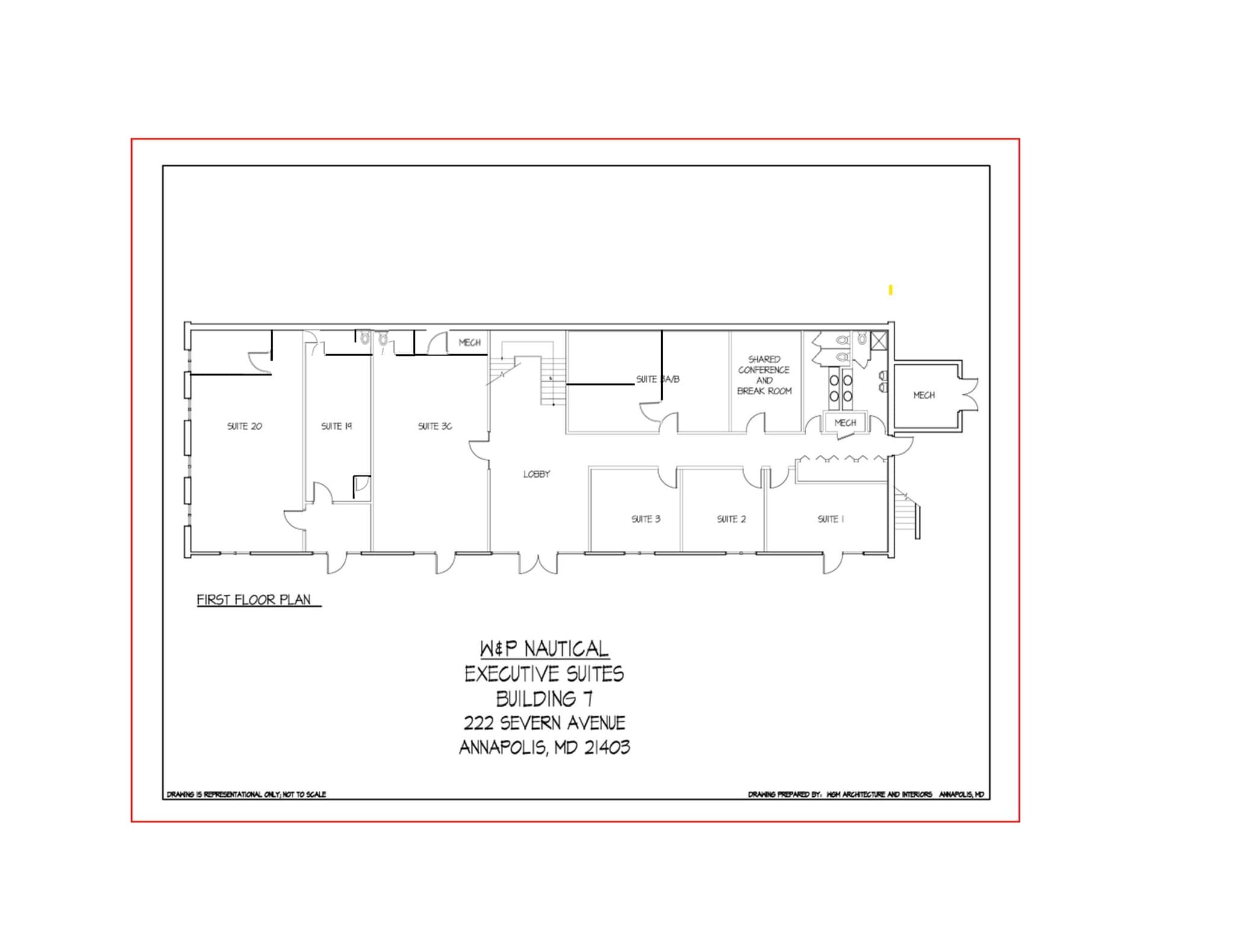 222 Severn Ave, Annapolis, MD for lease Site Plan- Image 1 of 2