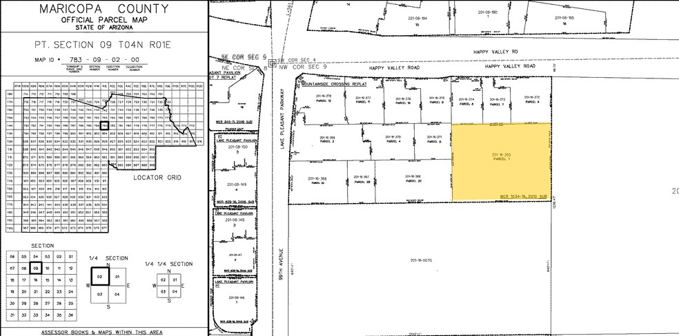 Lake Pleasant Rd, Surprise, AZ for lease - Plat Map - Image 2 of 2