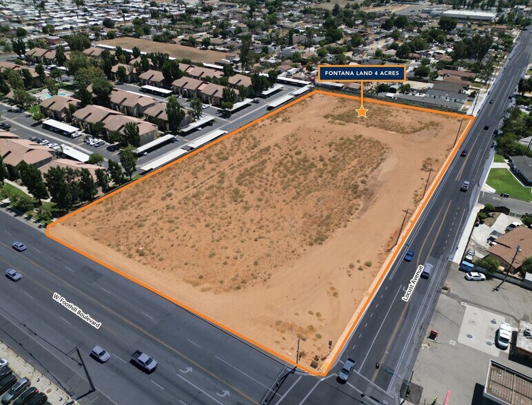 SEC Foothill Boulevard & Locust Avenue, Fontana, CA à vendre - Photo du bâtiment - Image 2 de 2