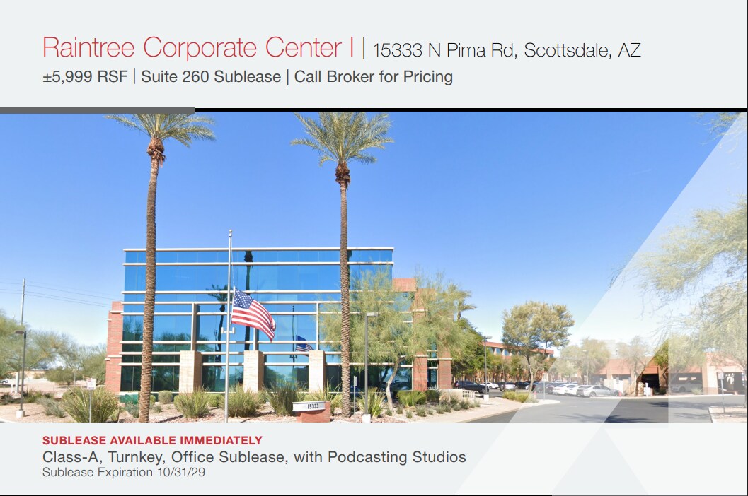 15333 N Pima Rd, Scottsdale, AZ for lease Building Photo- Image 1 of 4