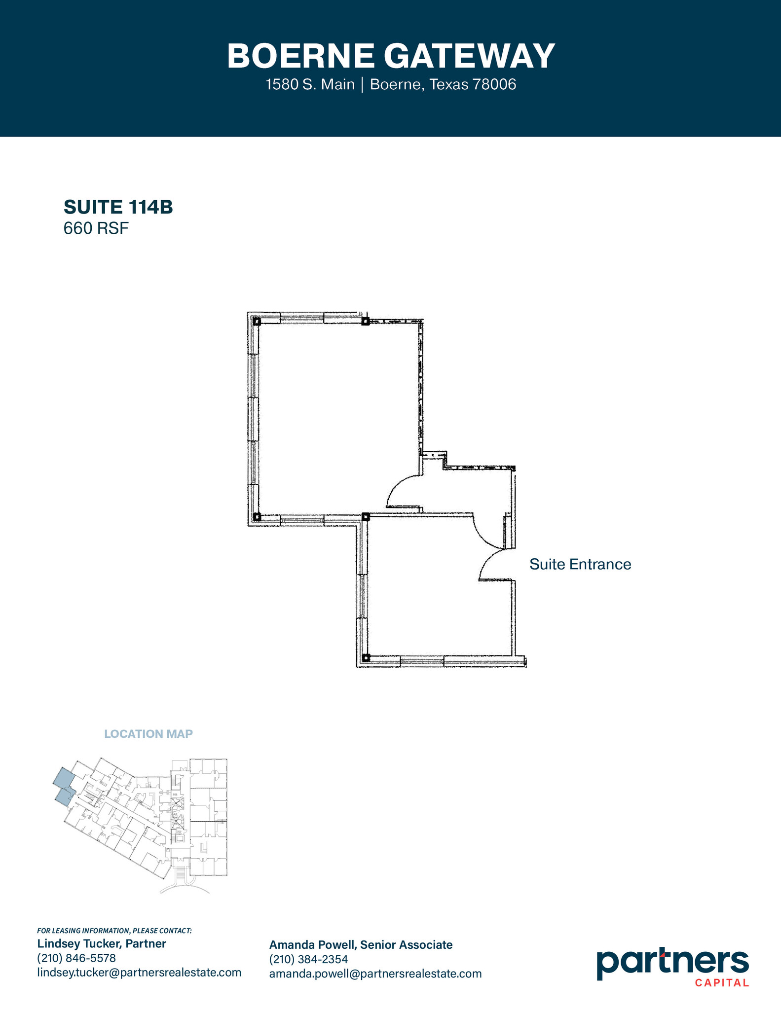 1580 S Main St, Boerne, TX à louer Plan d  tage- Image 1 de 1