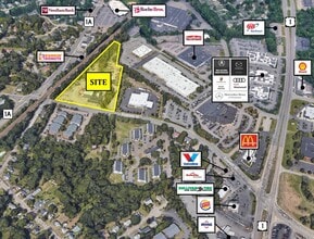 22 Everett St, Westwood, MA - AERIAL  map view