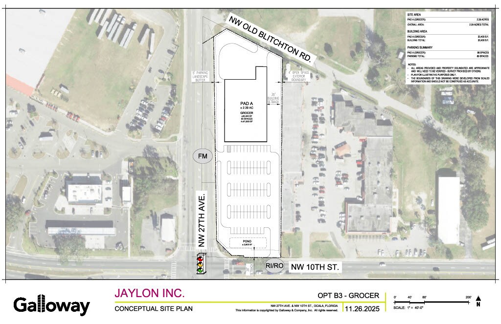 NEC NW 27th Avenue & NW 10th Street, Ocala, FL for lease Primary Photo- Image 1 of 6