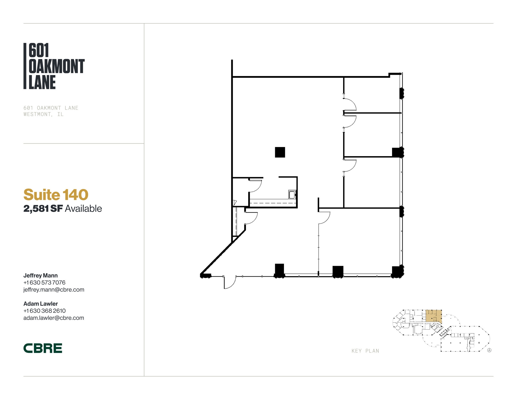 601 Oakmont Ln, Westmont, IL for sale Floor Plan- Image 1 of 2
