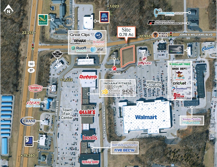3200 John Williams Blvd, Bedford, IN à vendre - Photo du bâtiment - Image 1 de 1