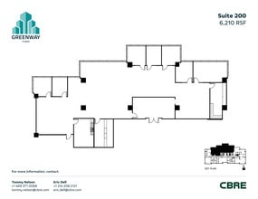 1231 Greenway Dr, Irving, TX à louer Plan d’étage- Image 1 de 1