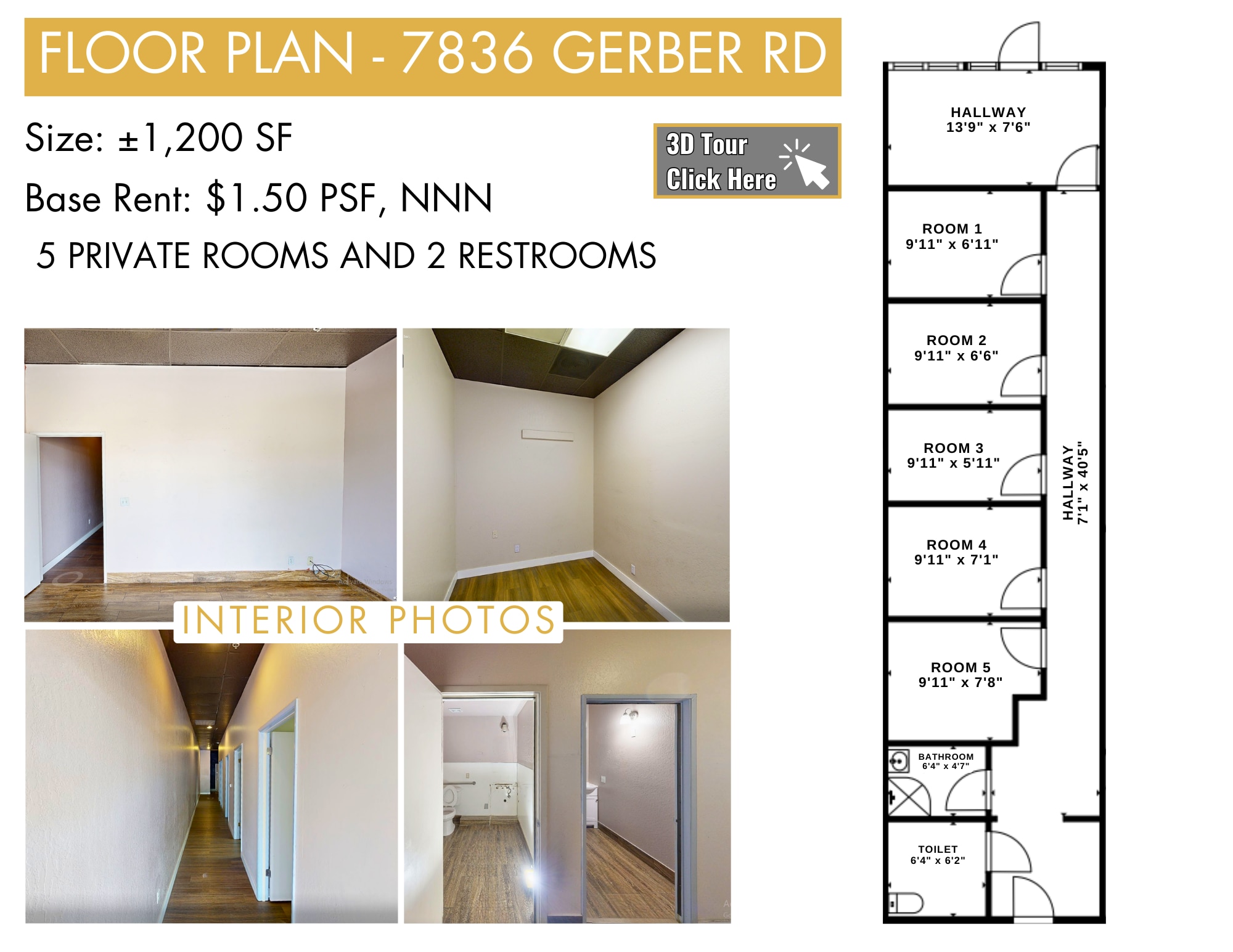 7802-7856 Gerber Rd, Sacramento, CA for lease Interior Photo- Image 1 of 3