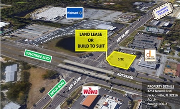 3251 Newell Blvd, Jacksonville, FL - AERIAL map view