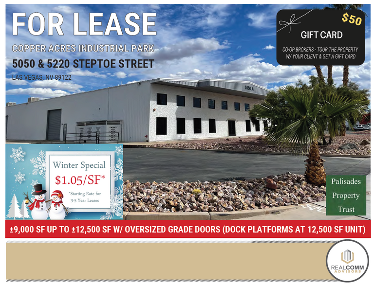 5050 Steptoe St, Las Vegas, NV for lease - Building Photo - Image 1 of 9