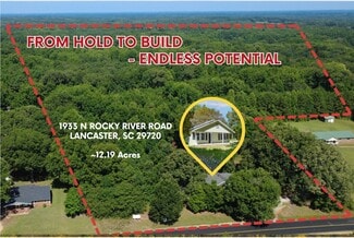 Plus de détails pour 1933 N Rocky River Rd, Lancaster, SC - Terrain à vendre