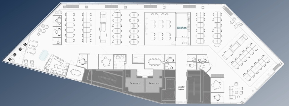 440-500 W Broad St, Columbus, OH for lease - Floor Plan - Image 2 of 7
