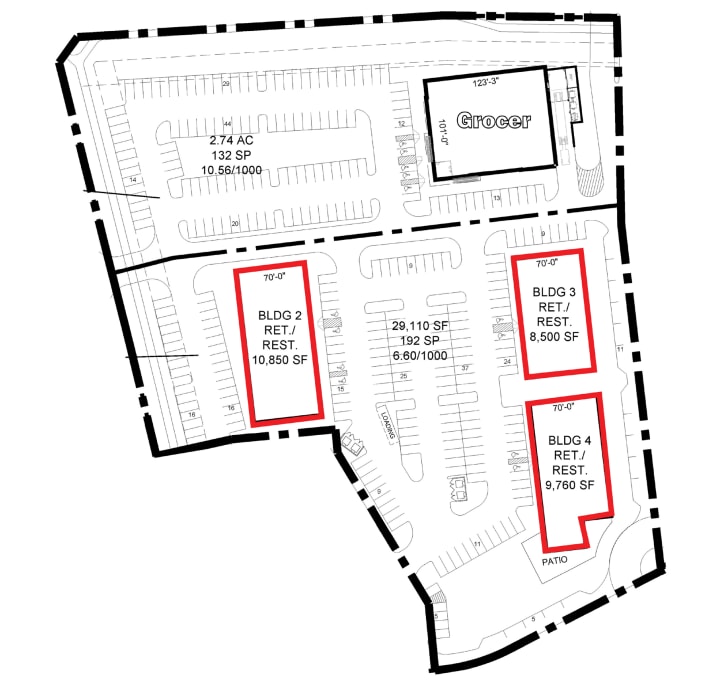 5800 Preston Rd, Plano, TX à louer Plan de site- Image 1 de 1