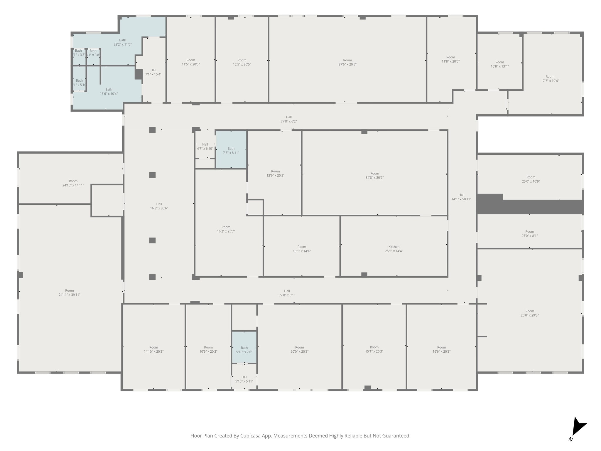 201 W Main St, Laurens, SC à louer Plan d’étage- Image 1 de 1