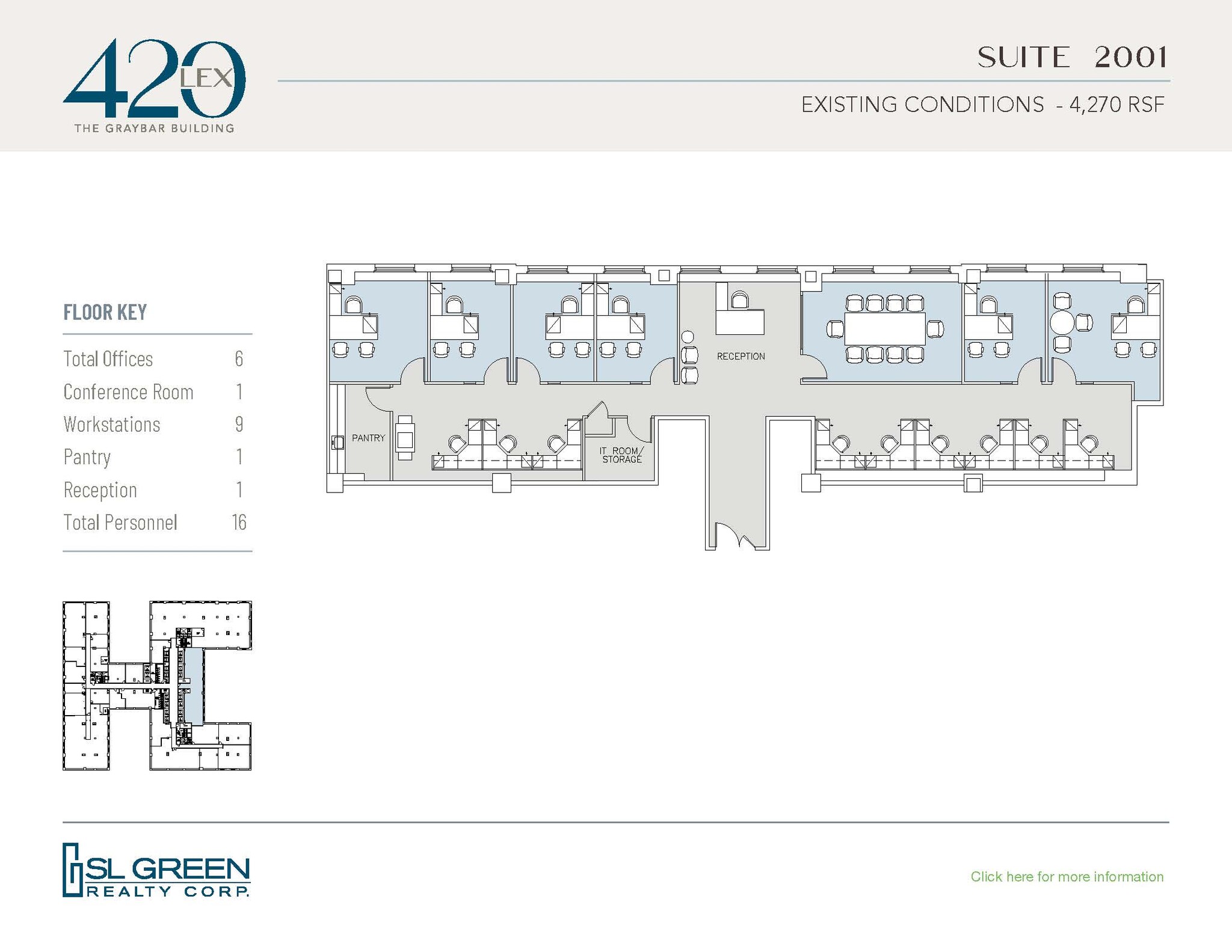 420 Lexington Ave, New York, NY à louer Plan d’étage- Image 1 de 1