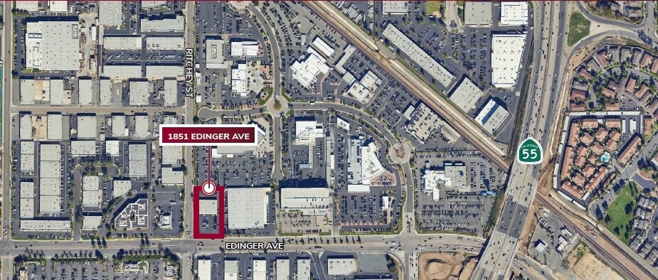 1851 E Edinger Ave, Santa Ana, CA à louer - Photo du bâtiment - Image 2 de 3