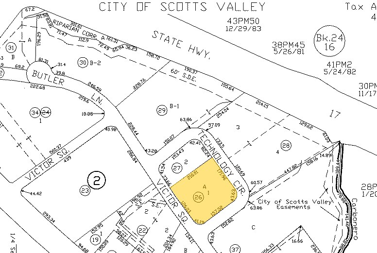 225-231 Technology Cir, Scotts Valley, CA à louer - Plan cadastral - Image 2 de 5