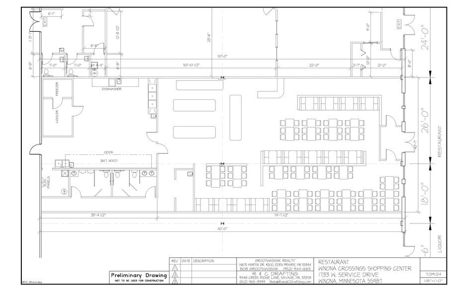 1733 Service Dr, Winona, MN à louer - Plan d’étage - Image 2 de 4