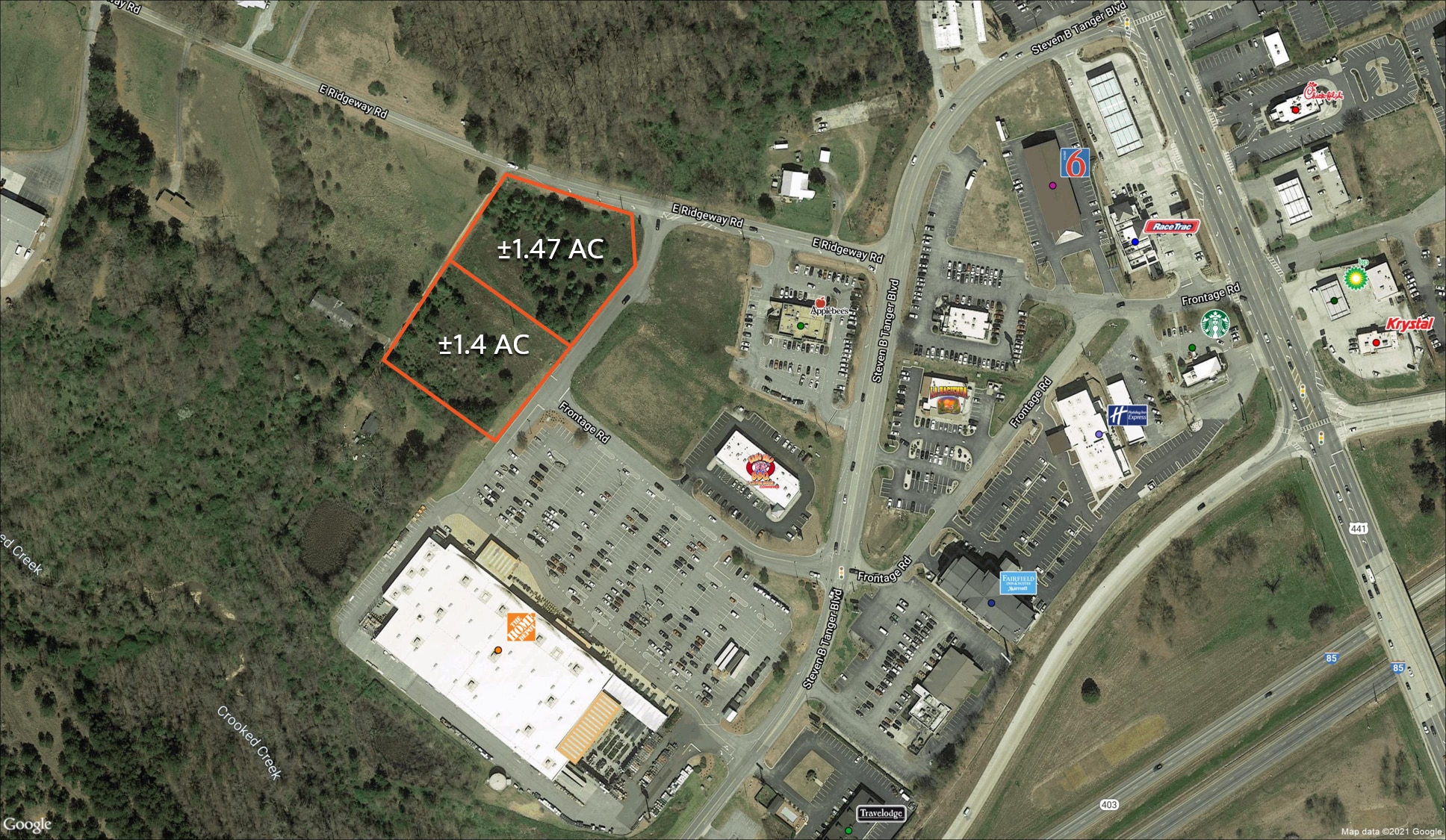 230 Steven B Tanger Blvd, Commerce, GA for sale Aerial- Image 1 of 3