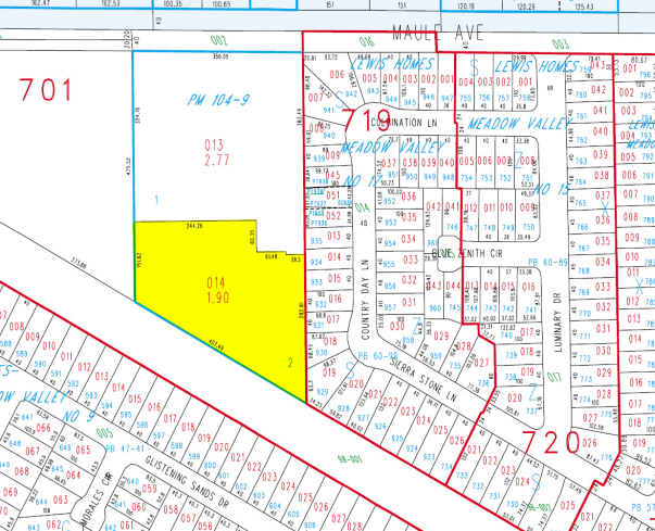 2057 E Maule Ave, Las Vegas, NV à louer - Plan cadastral - Image 3 de 27